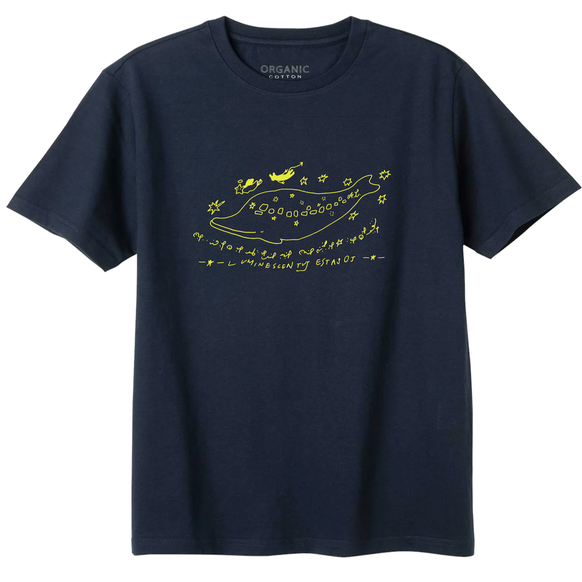 Twinkle Whale Tee | Navy