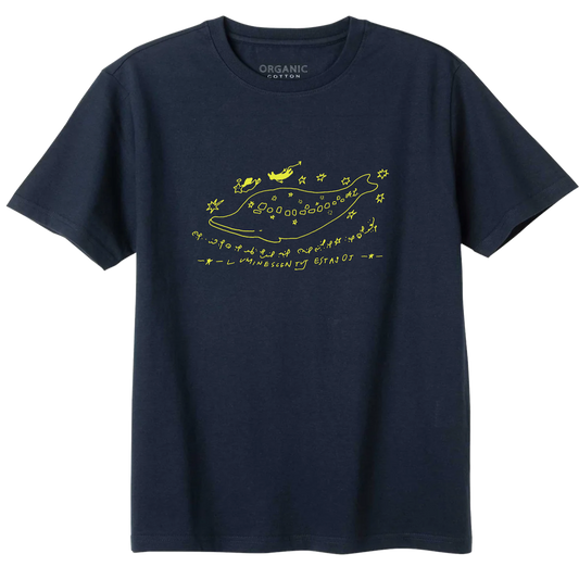 Twinkle Whale Tee | Navy